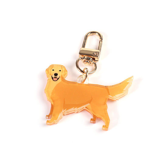 Golden Retriever Keychain
