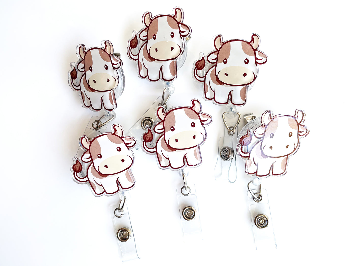 Baby Cow Badge Reel