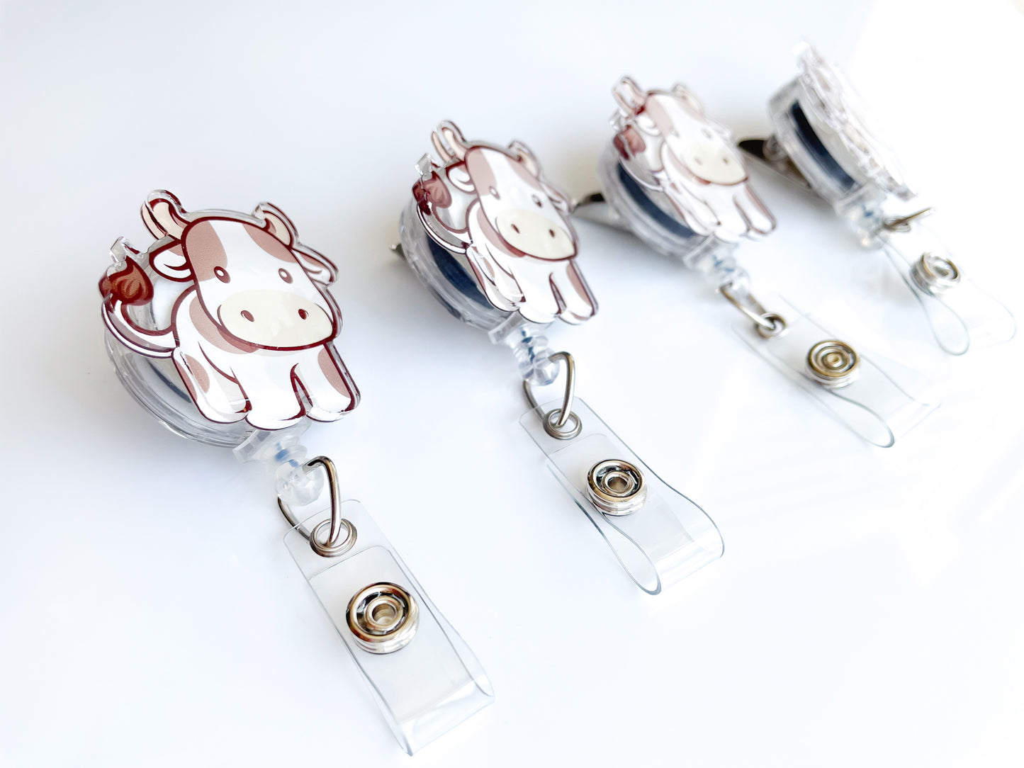 Baby Cow Badge Reel