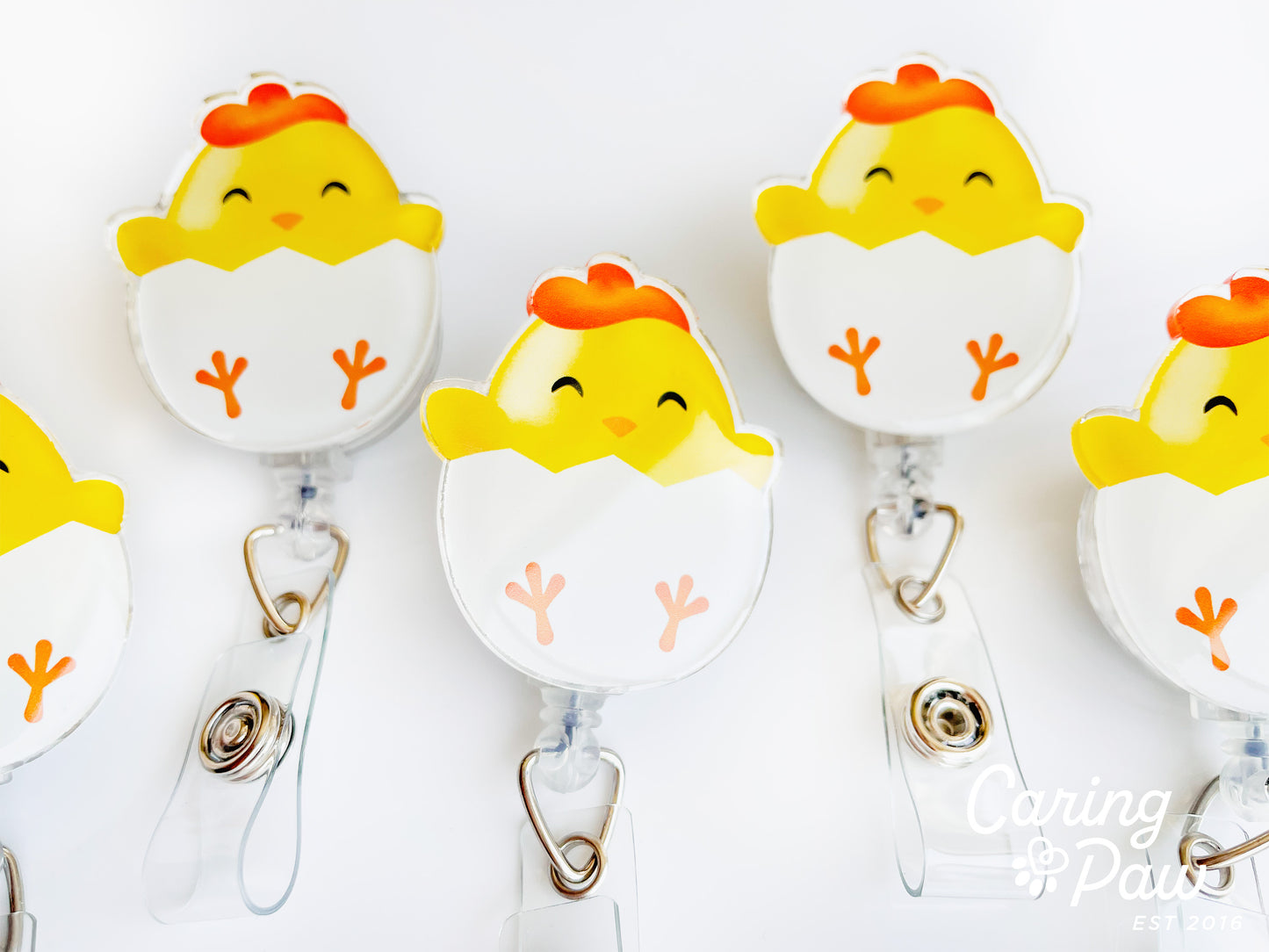 Baby Chicken Badge Reel