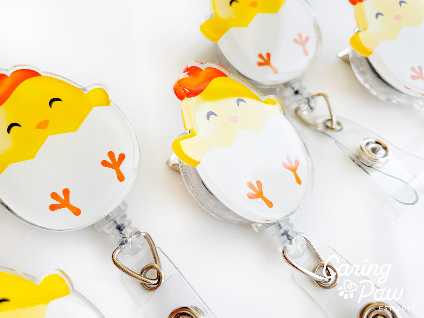 Baby Chicken Badge Reel