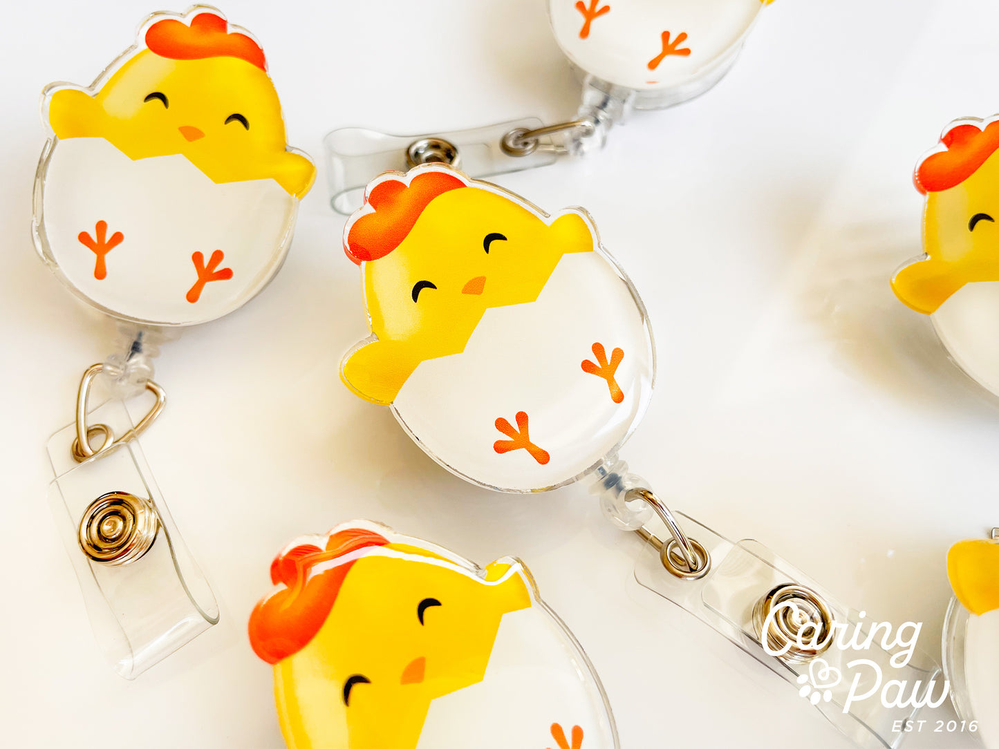 Baby Chicken Badge Reel