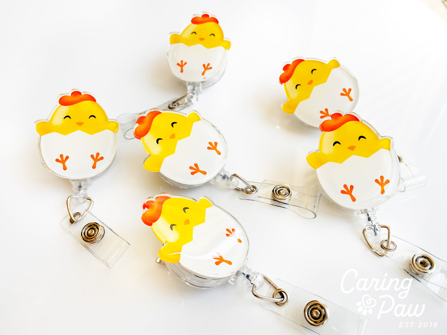 Baby Chicken Badge Reel