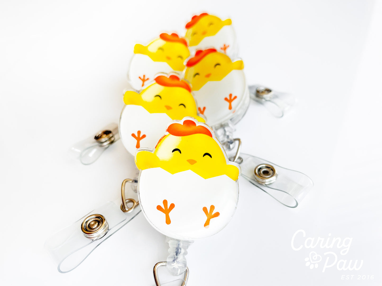 Baby Chicken Badge Reel