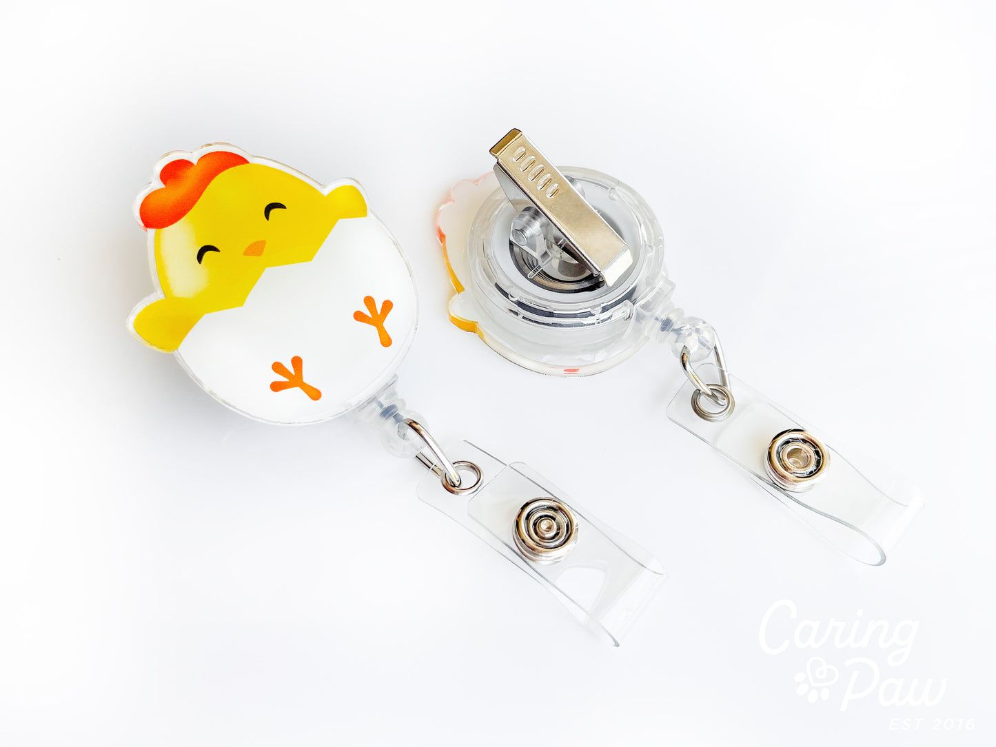 Baby Chicken Badge Reel