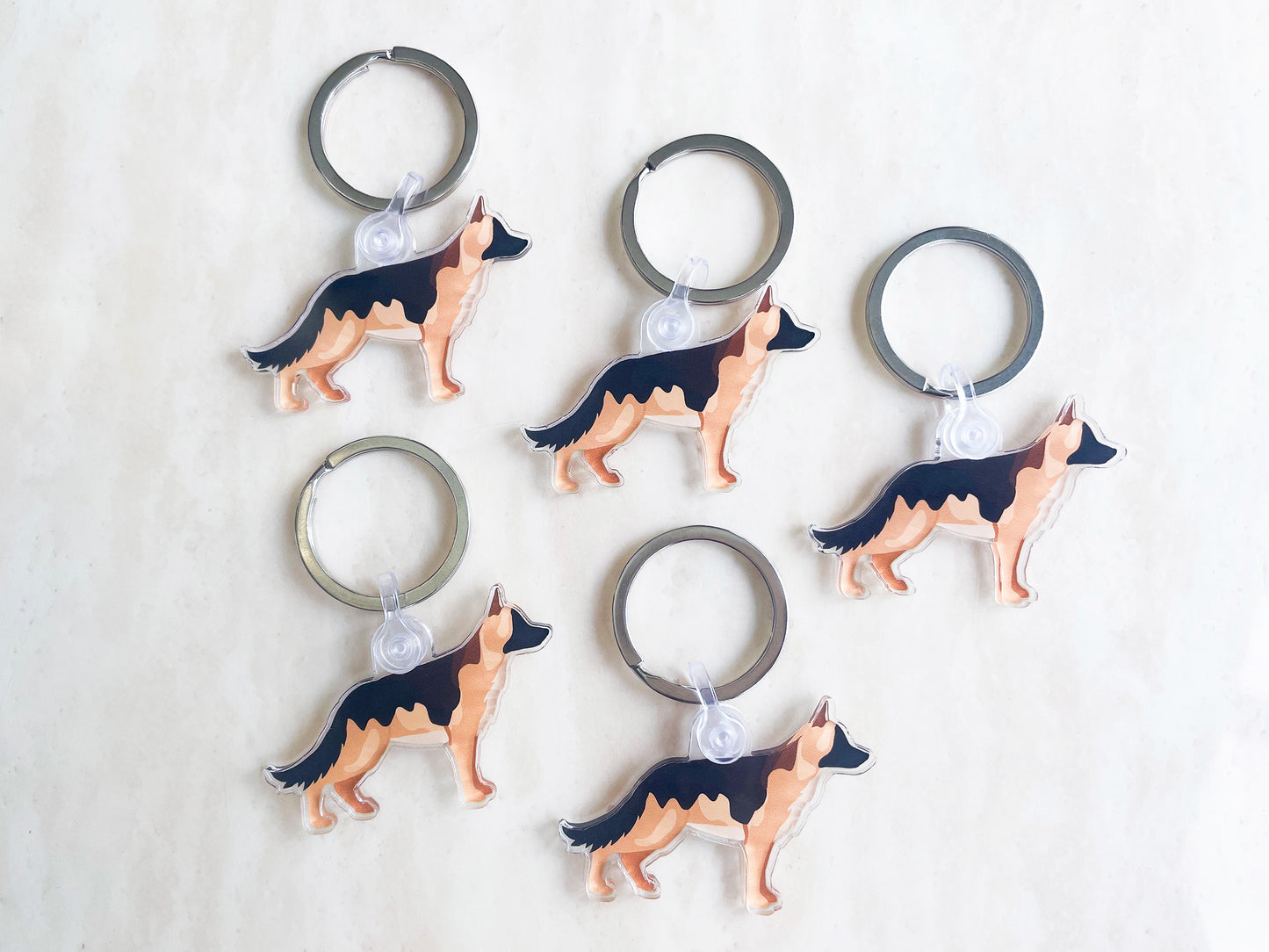 German Shepherd Keychain