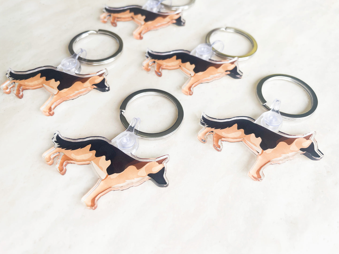 German Shepherd Keychain