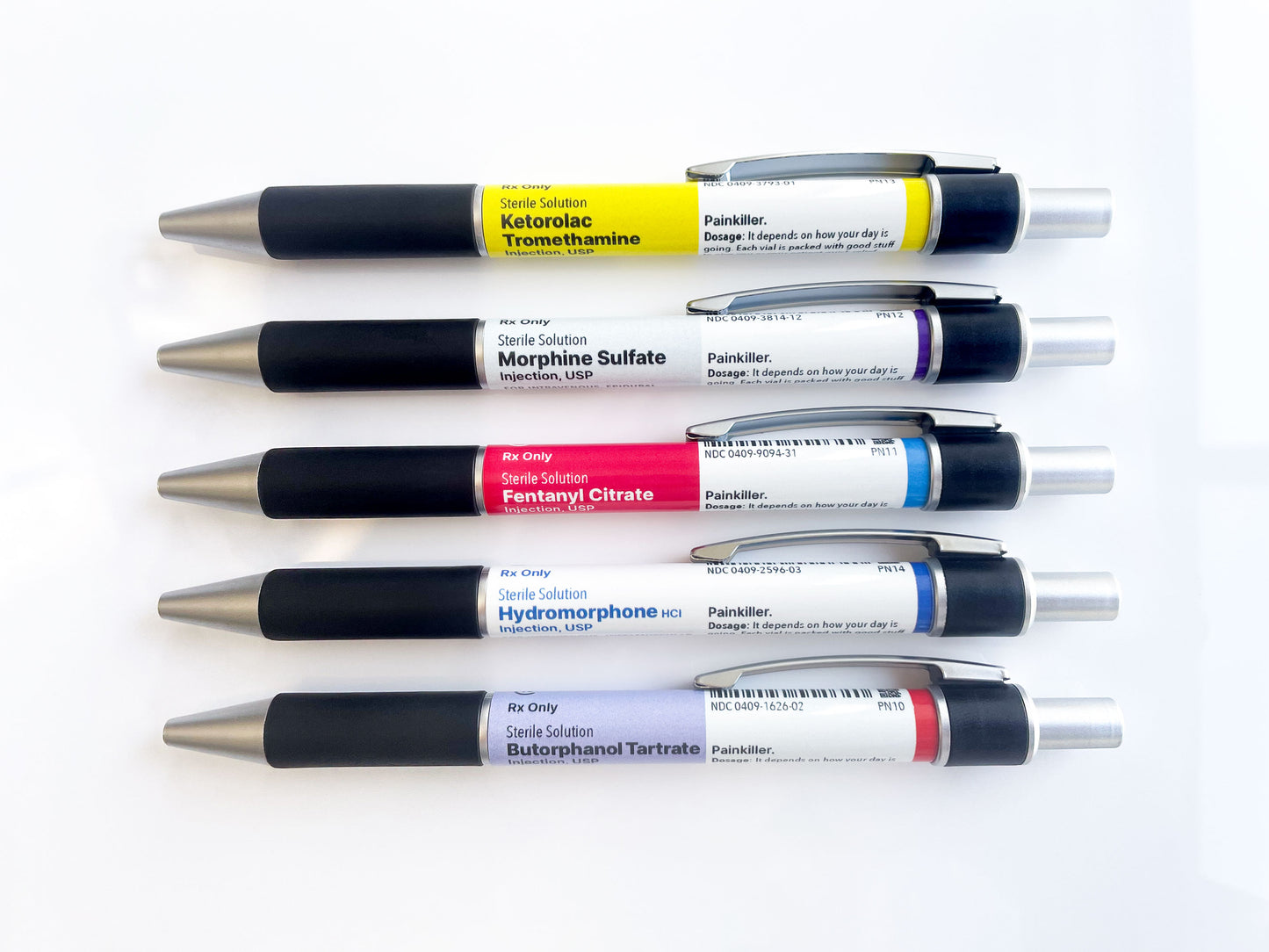 Rx Painkiller Pens, Fun & Cute Nurse Gift