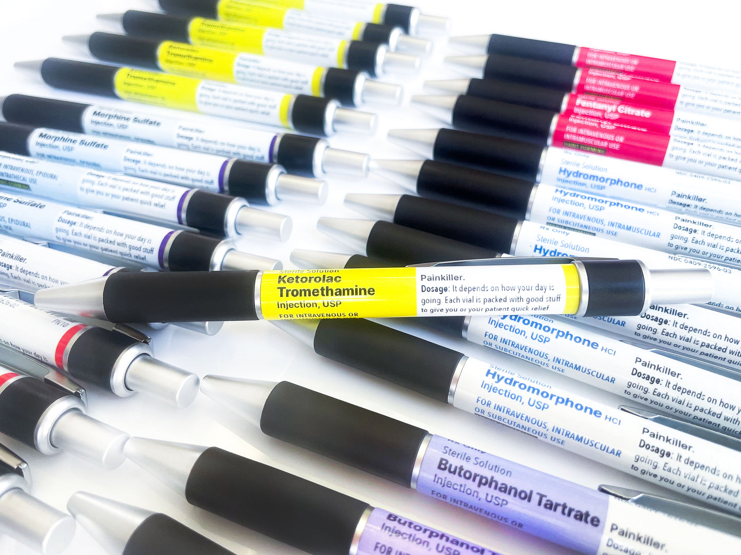 Rx Painkiller Pens, Fun & Cute Nurse Gift